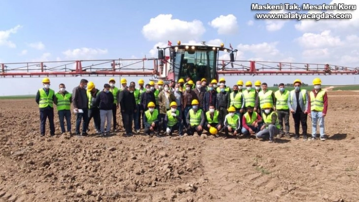 Ceylanpınar'da 'Kendi yürür İlaçlama Makinesi' kursu verildi