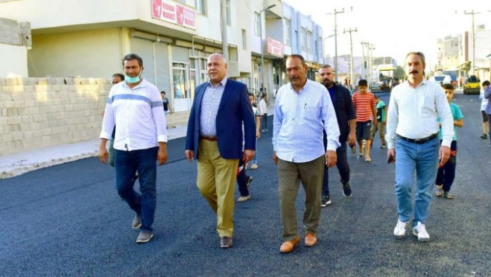 Ceylanpınar'da kış önce yol çalışmaları sürüyor