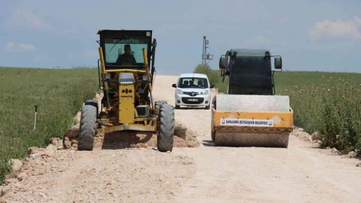 Ceylanpınar'da yeni yol çalışması