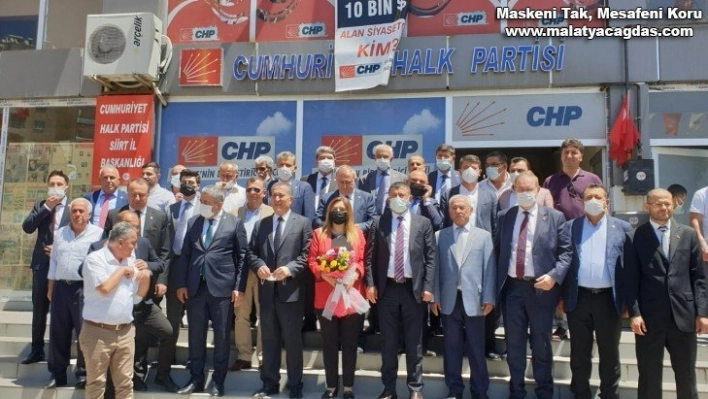 Chp Ekonomi Ve Esnaf Masası Heyeti Siirt'te