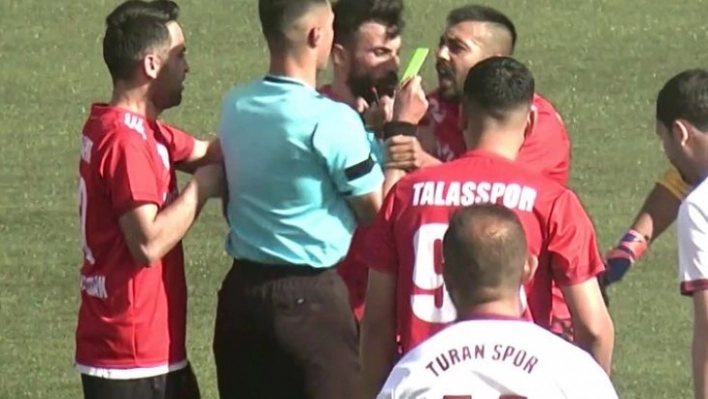 Cuma Uluçay Talasspor - 1966 Turanspor maçı yarıda kaldı