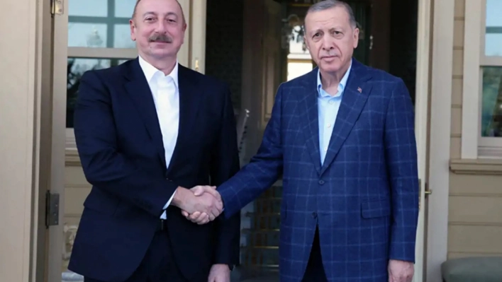 Cumhurbaşkanı Erdoğan, Azerbaycan Cumhurbaşkanı Aliyev ile görüştü