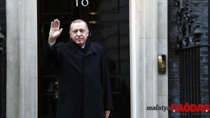 Cumhurbaşkanı Erdoğan Downing Street'te