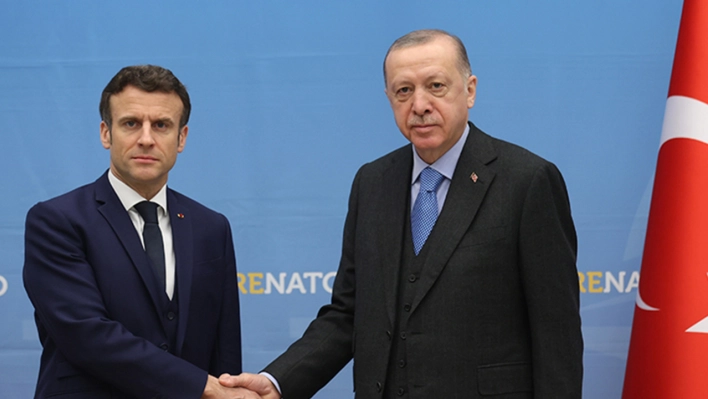 Cumhurbaşkanı Erdoğan Fransa Cumhurbaşkanı Macron ile görüştü