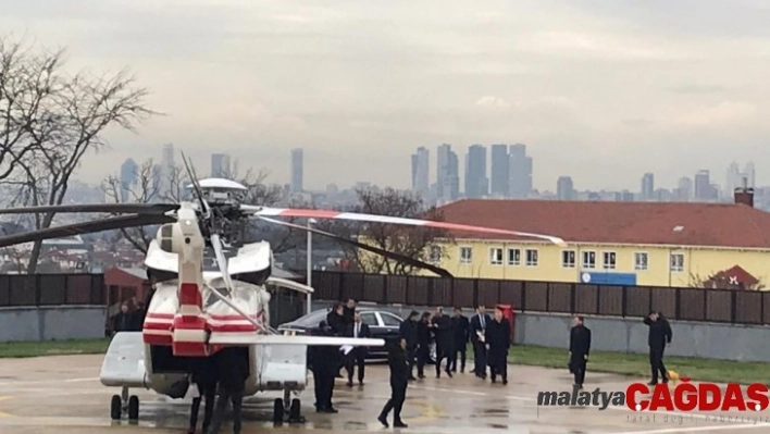 Cumhurbaşkanı Erdoğan helikopterle Gebze'ye hareket etti