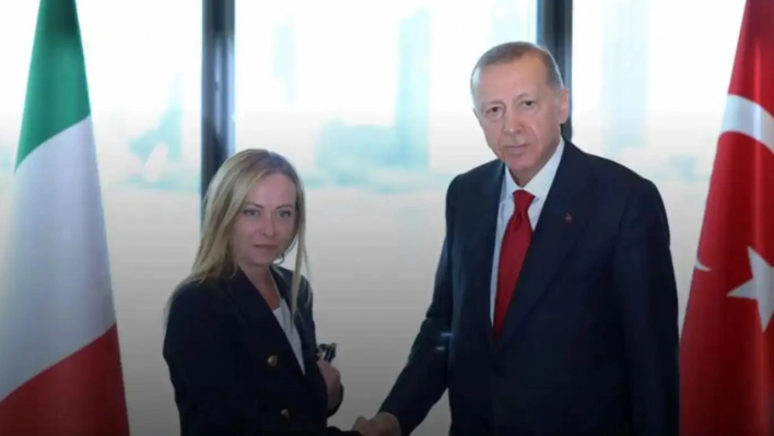 Cumhurbaşkanı Erdoğan, İtalya Başbakanı Meloni ile görüştü