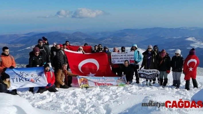 Dağcılardan Sarıkamış tırmanışı