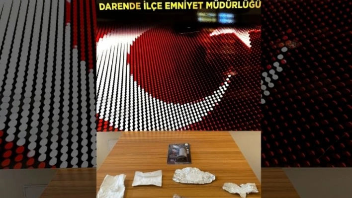 Darende İlçesinde Uyuşturucu maddesi ele geçirildi