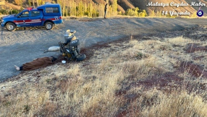 Devrilen ATV'nin sürücüsü öldü