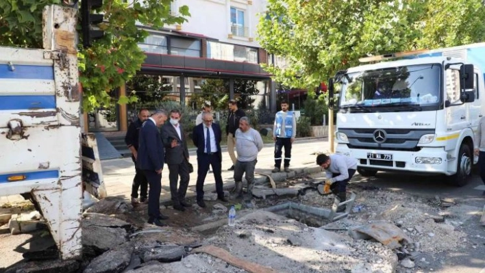 DİSKİ su depoları arası iletim hattında oluşan arızaya giderdi