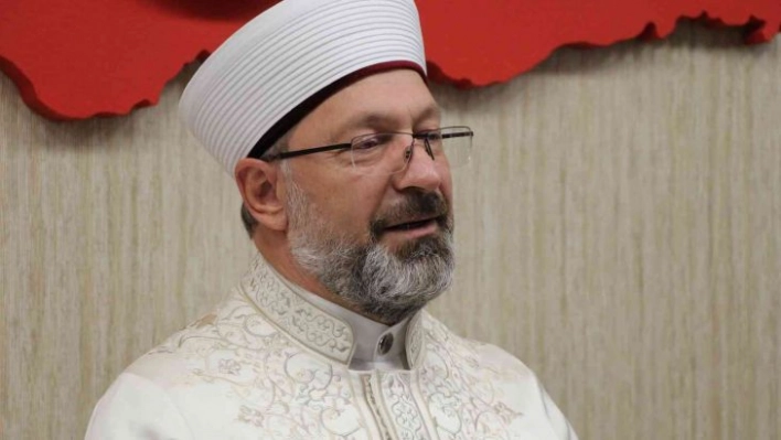 Diyanet İşleri Başkanı Erbaş, Bingöl Valisi Ekinci ile bir araya geldi