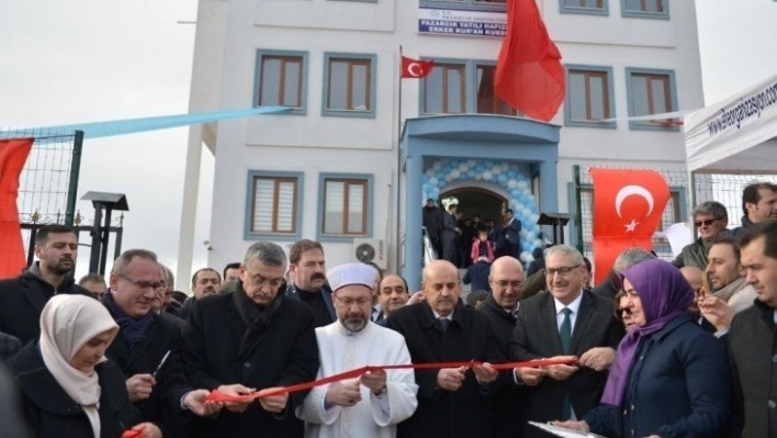 Diyanet İşleri Başkanı Erbaş Pazarcık'ta yurt açılışına katıldı