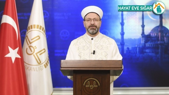 Diyanet İşleri Başkanı Erbaş'tan 'Berat Gecesi' mesajı