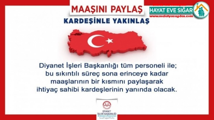 Diyanet İşleri Başkanı Erbaş'tan yardım kampanyası