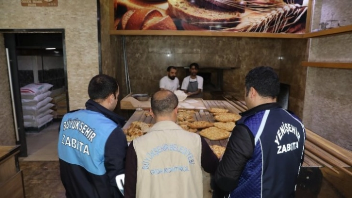 Diyarbakır Büyükşehir Belediyesi'nden fırın denetimi