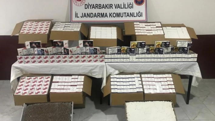 Diyarbakır'da 130 bin adet kaçak makaron ele geçirildi