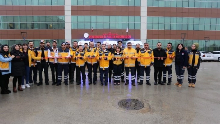 Diyarbakır'da 3 adet acil yardım ambulansı hizmete girdi