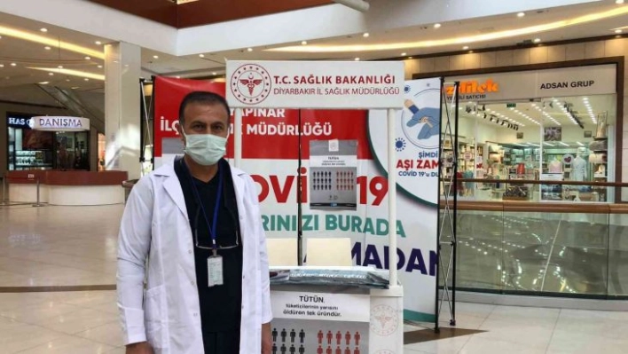 Diyarbakır'da 9 Şubat Dünya Sigara Bırakma Günü'nde stant açıldı