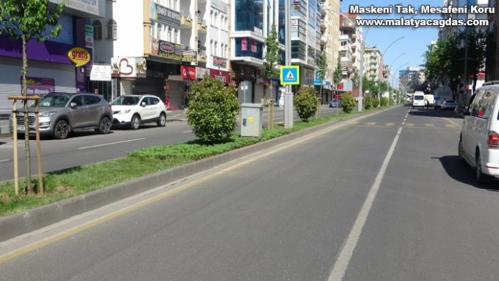 Diyarbakır'da tam kapanma devam ediyor