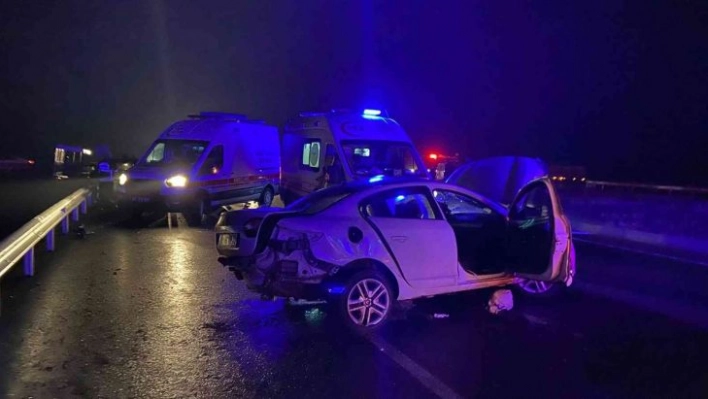 Diyarbakır'da trafik kazası: 1 ölü, 4 yaralı