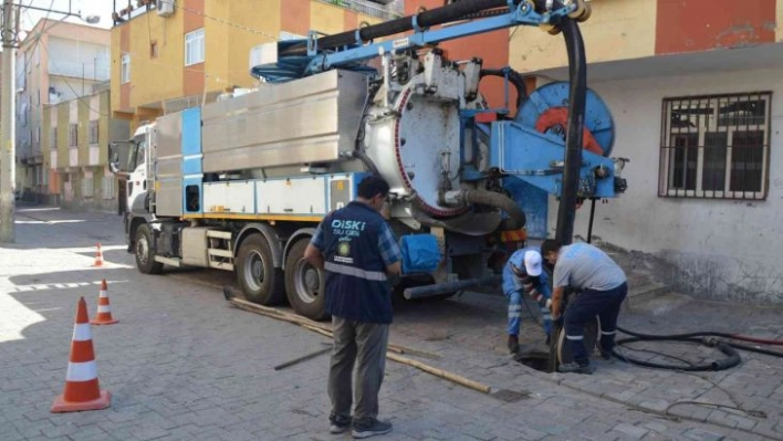 Diyarbakır'da yaklaşık 1,5 milyon metre şebekede temizlik çalışması