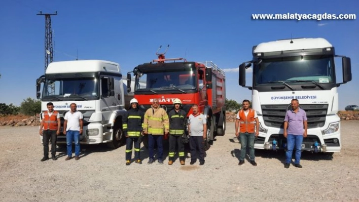 Diyarbakır'dan Osmaniye'deki yangın söndürme çalışmalarına destek