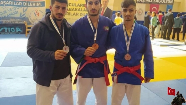 Diyarbakırlı sporculardan 3 madalya birden