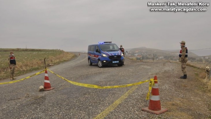 Doğanşehir'de bir mahalle karantinaya alındı