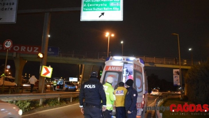 E-5'te dehşet saçtı, polis çağrılınca oğlunu bırakıp kaçtı