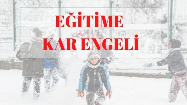 Eğitime Kar Engeli