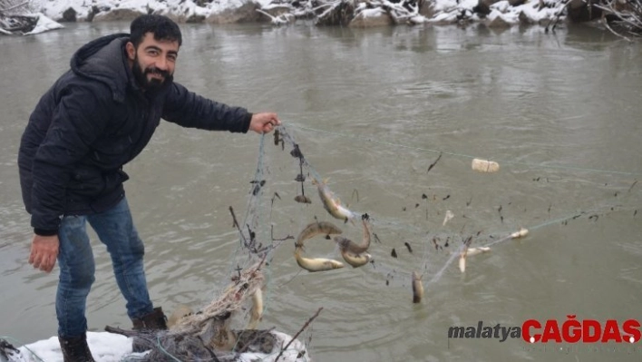 Eksi 18 derecede balık tutuyorlar