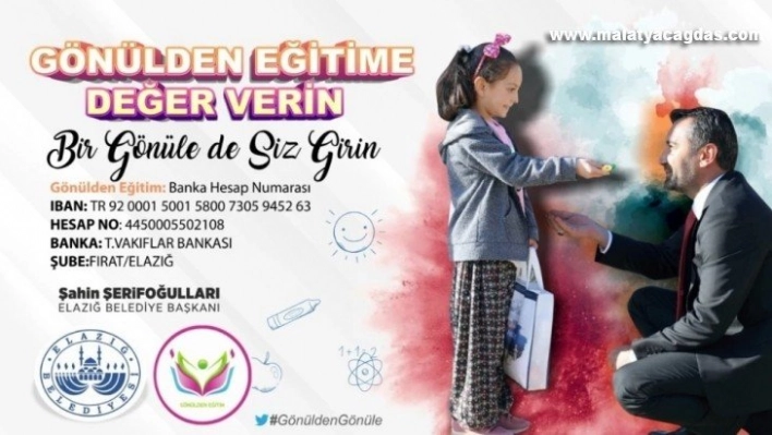 Elazığ'da 'Bir gönüle de siz girin' videosunu on binler izledi, çok sayıda tablet bağışı geldi