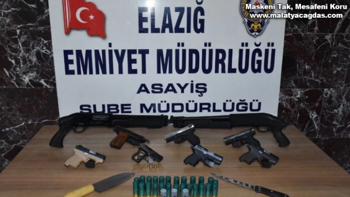 Elazığ'da 143'ü aranan 238 şahıs yakalandı, 61'i tutuklandı