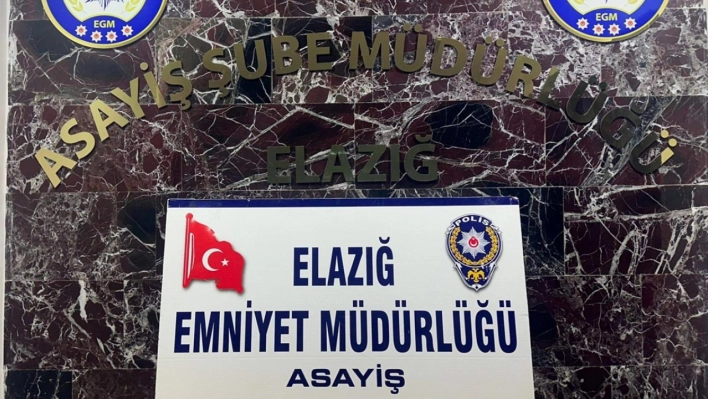 Elazığ'da asayiş operasyonlarında 9 şüpheli yakalandı