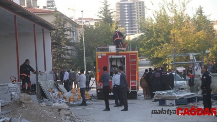 Elazığ da baca yangını