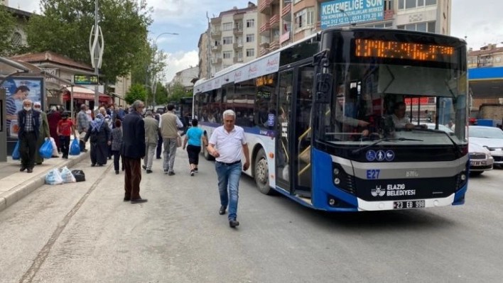 Elazığ'da belediye otobüsleri bayramda ücretsiz