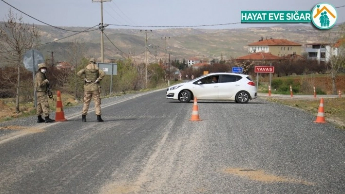 Elazığ'da bir ilçeye giriş çıkış yasaklandı