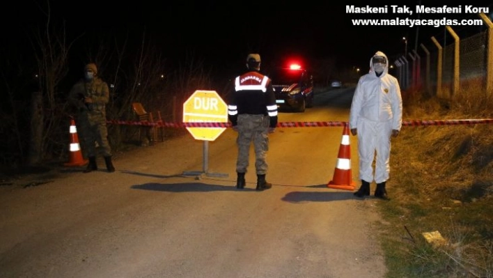 Elazığ'da bir köy karantinaya alındı