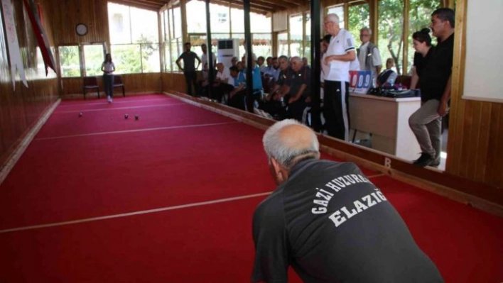 Elazığ'da Bocce Turnuvasının bölge müsabakası yapıldı