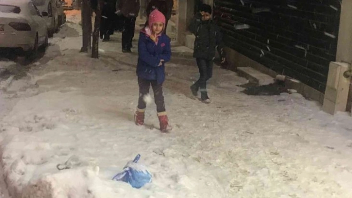 Elazığ'da kar etkisini tekrar gösterdi