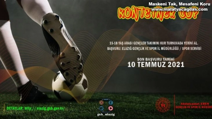 Elazığ'da konteynerde kalan çocuklar için futbol turnuvası düzenlenecek