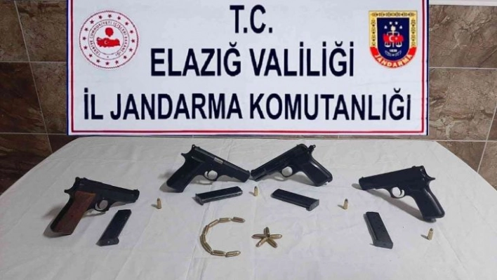 Elazığ'da silah kaçakçılarına operasyon: 2 şüpheli yakalandı