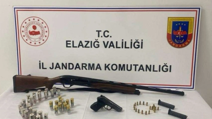 Elazığ'da silah kaçakçılığı operasyonunda 3 şüpheli yakalandı