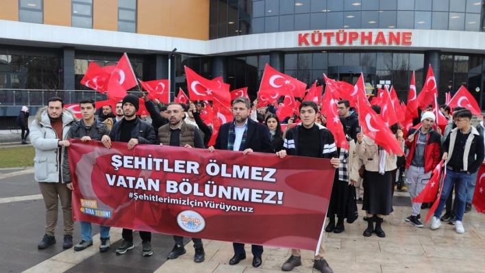 Elazığ'da Teröre Lanet Yürüyüşü düzenlendi