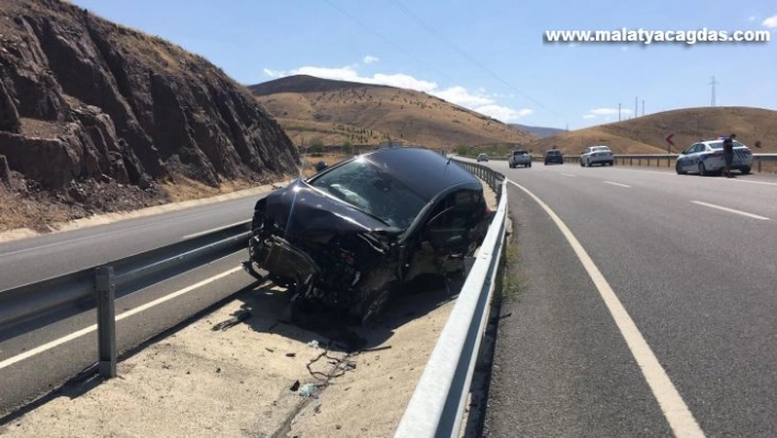 Elazığ'da trafik kazası: 1 ağır yaralı