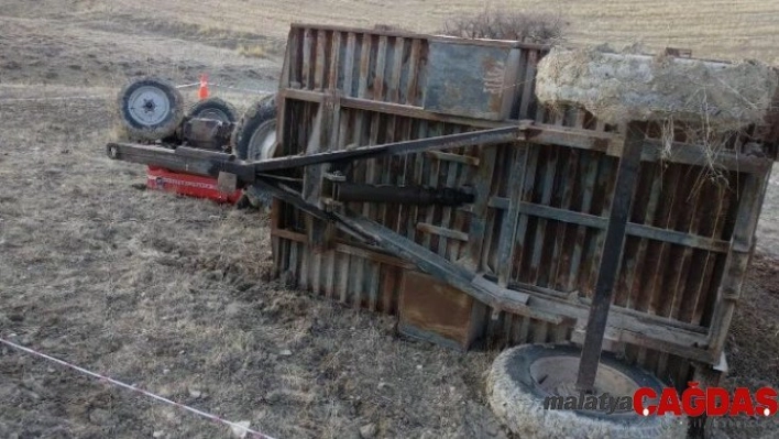 Elazığ'da traktör devrildi: 1 ölü