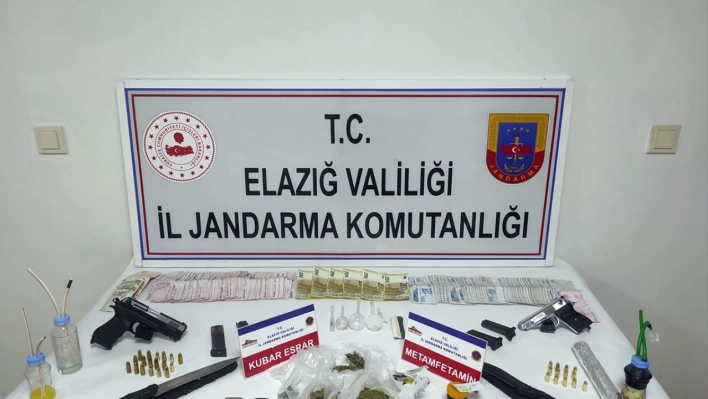 Elazığ'da uyuşturucu operasyonunda 4 zanlı tutuklandı