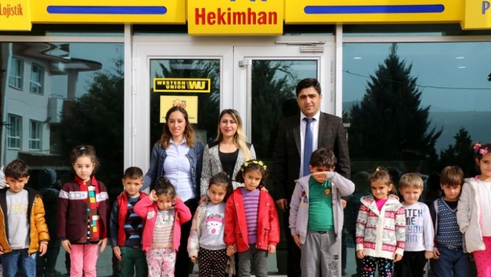 Minik öğrenciler PTT'nin kuruluşunu mektup göndererek kutladı