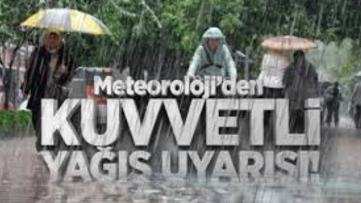 Meteoroloji 3 il için kuvvetli yağış uyarısında bulundu