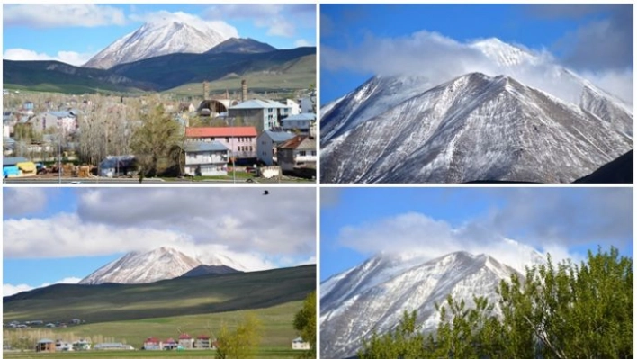 Köse Dağı beyaz örtüyle kaplandı